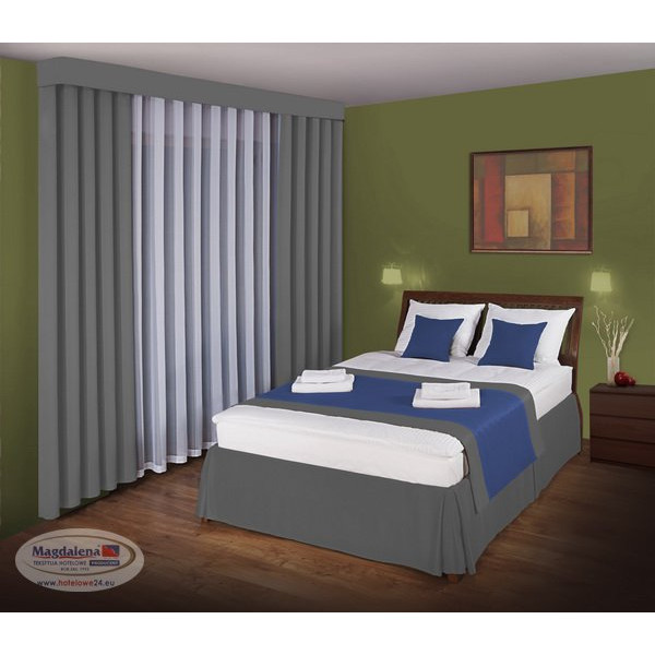 Zasłony zaciemniające blackout w szerokości 250 cm - komplet