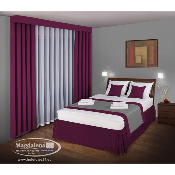 Zasłony zaciemniające blackout w szerokości 250 cm - komplet