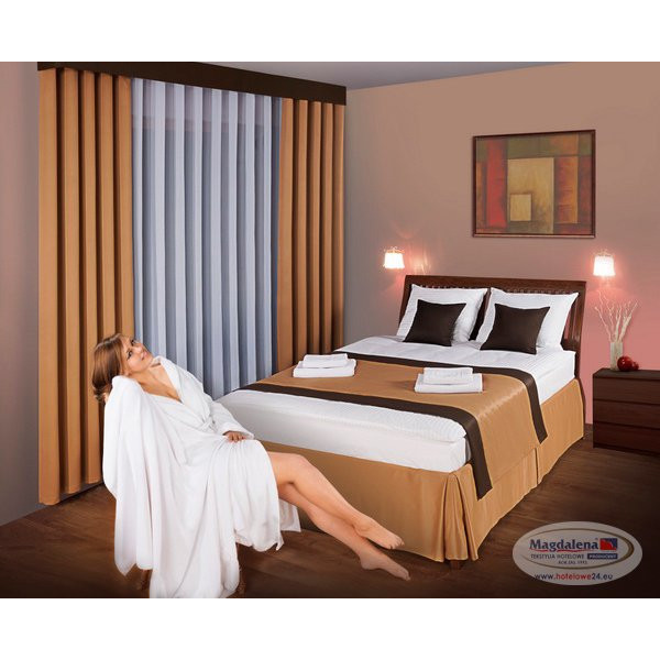 Zasłony zaciemniające blackout w szerokości 250 cm - komplet