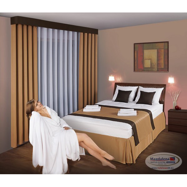 Zasłony zaciemniające blackout w szerokości 250 cm - komplet