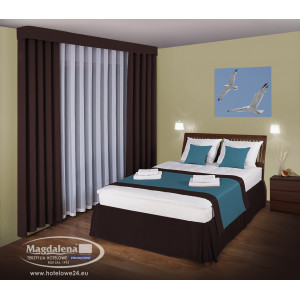 Zasłony zaciemniające blackout - komplet w szerokości 250 cm 2