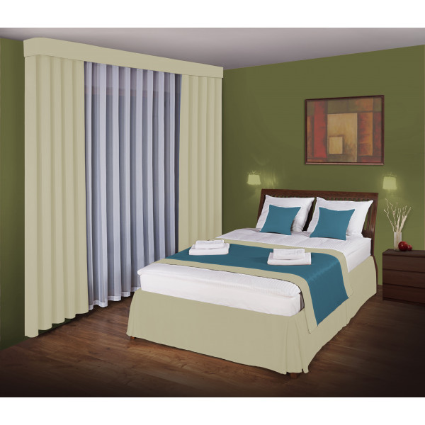 Zasłony zaciemniające blackout - komplet w szerokości 250 cm