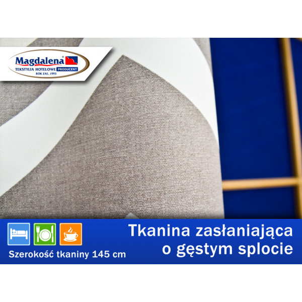 Tkanina zasłaniająca - gęsty splot - 145cm HOTEL