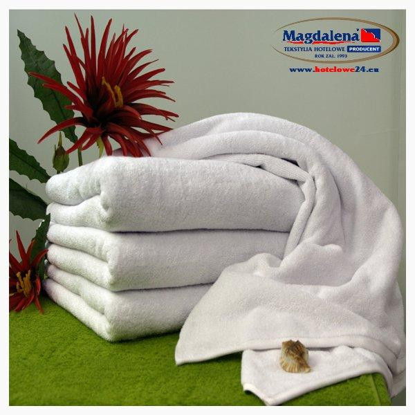 LUKRECJA Ręcznik hotelowy biały gr. 500g/m2 rozm. 70x140 cm