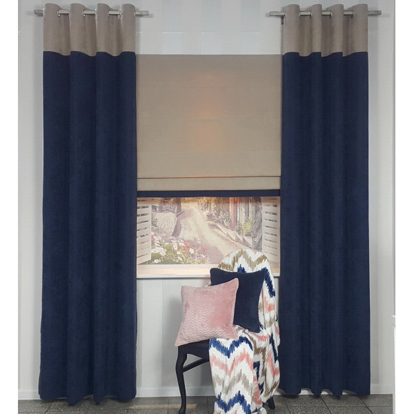 Zasłona gotowa na przelotkach  Mag 180 w rozm 135 x 250