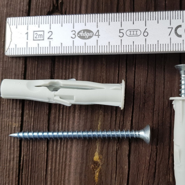 Kołek rozporowy z wkrętem rozm. 4,5x60/8 za 10 szt.