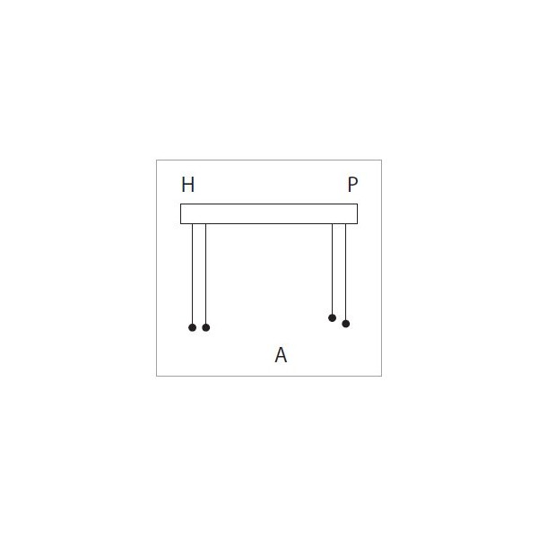 Żaluzja drewniana 50 mm rozm. 120x160 cm w kolorze białym z kolekcji "Modern"