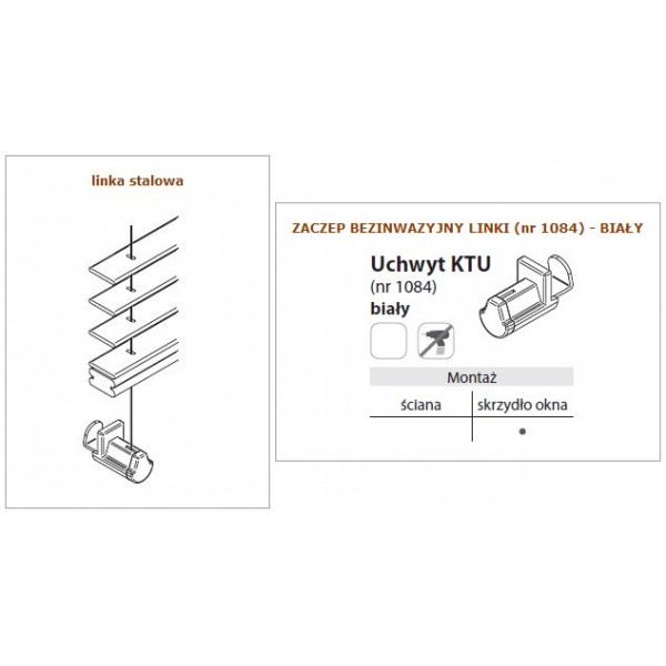 Żaluzja drewniana 25 mm w rozm. 60x120 cm z kolekcji "Natural"