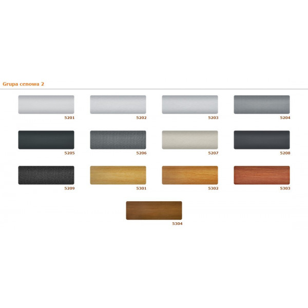 Żaluzja aluminiowa 50 mm rozm. 60x120 cm z systemem MONOCOMMANDO