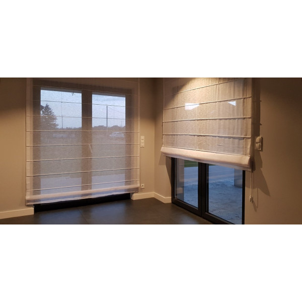 MAG 327 Roleta rzymska transparentna do kuchni w rozm. 110x250 cm