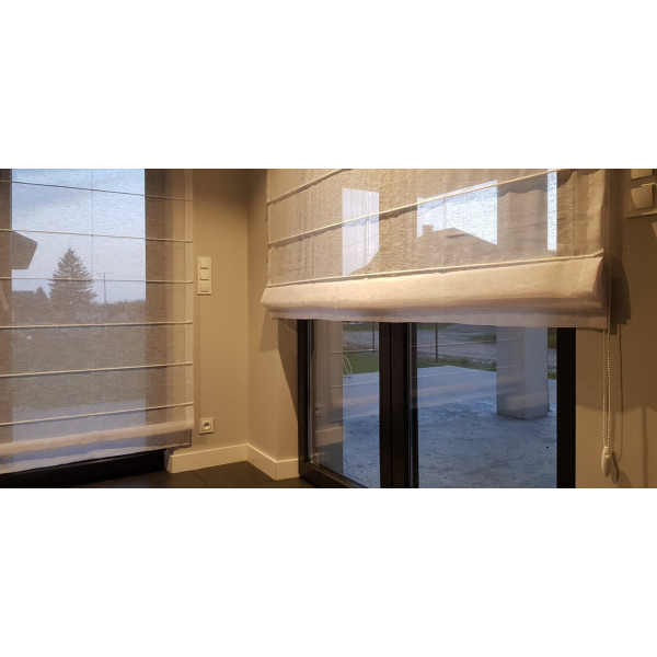 MAG 327 Roleta rzymska transparentna do kuchni w rozm. 110x250 cm