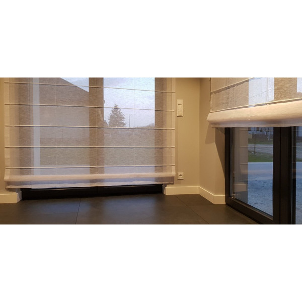 MAG 327 Roleta rzymska transparentna do kuchni w rozm. 110x250 cm