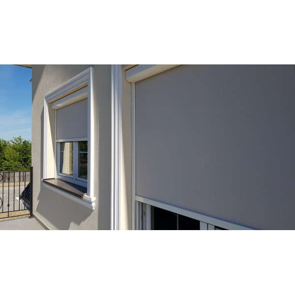 Roleta Screen SK95 ZIP w kolorze "krem" rozm. 120x150 cm napęd elektryczny.