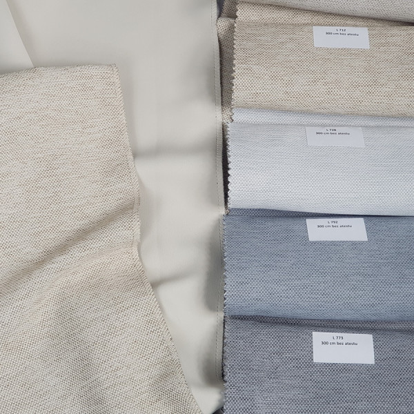 RF/LUX/300 Tkanina zaciemniająca Dimout struktura