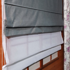 Mechanizm z szyciem. Roleta rzymska DUO w rozm. 130x150 cm 2