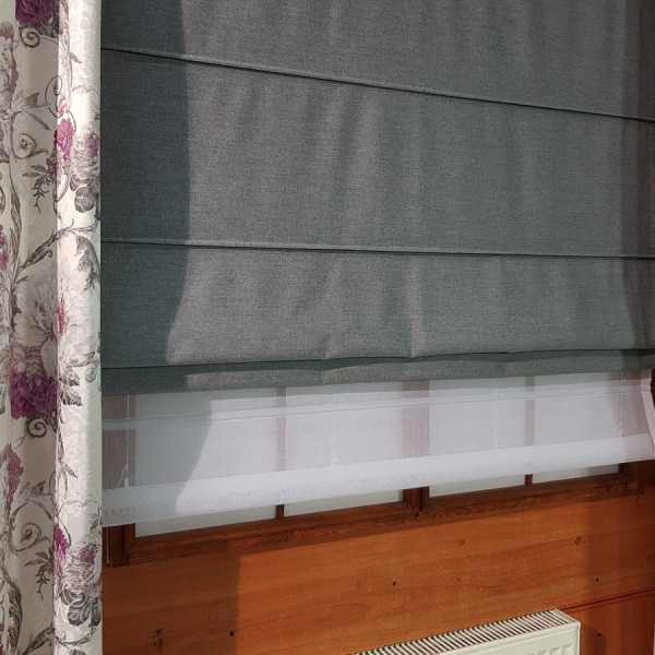 Mechanizm z szyciem. Roleta rzymska DUO w rozm. 130x150 cm