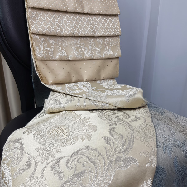 Pierre Cardin. Ekskluzywne zasłony do salonu w szer. 280  cm