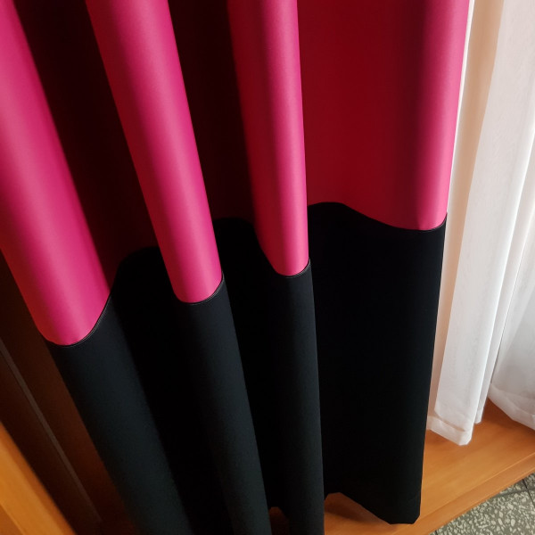 MAG 316 Komplet zasłon z firanądo salonu na szer. 280x250 cm