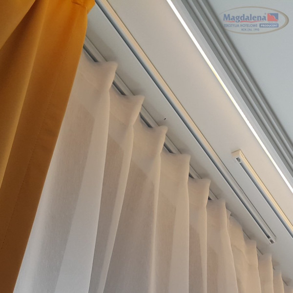 Karnisz aluminiowy KS system. Szyny w metrażu