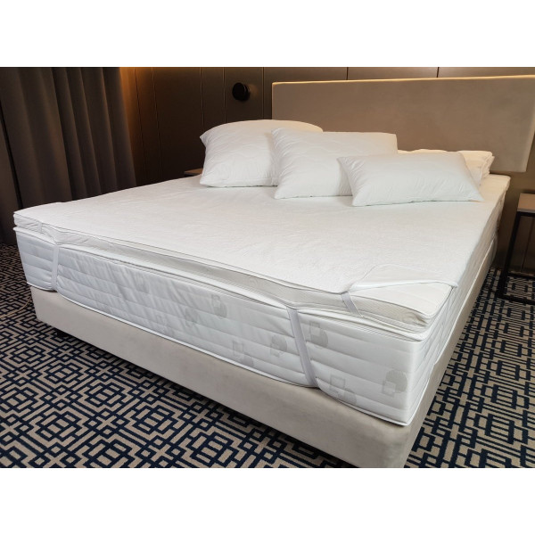 Ochraniacz na materac z gumkami w rozm. 180x200 cm za 10 szt.