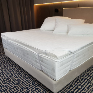 Ochraniacz na materac z gumkami w rozm. 160x200 cm za 10 szt. 2