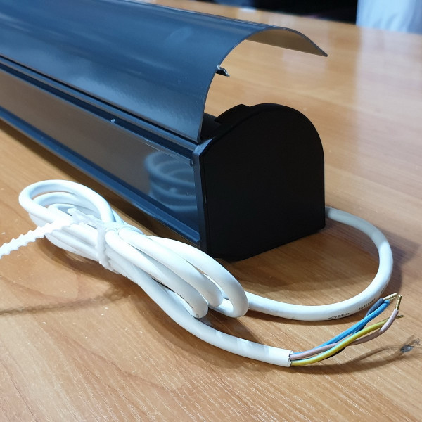 RM 45 Roleta wolnowisząca z napędem elektrycznym w rozm. 168x286 cm kol. B609 antracyt