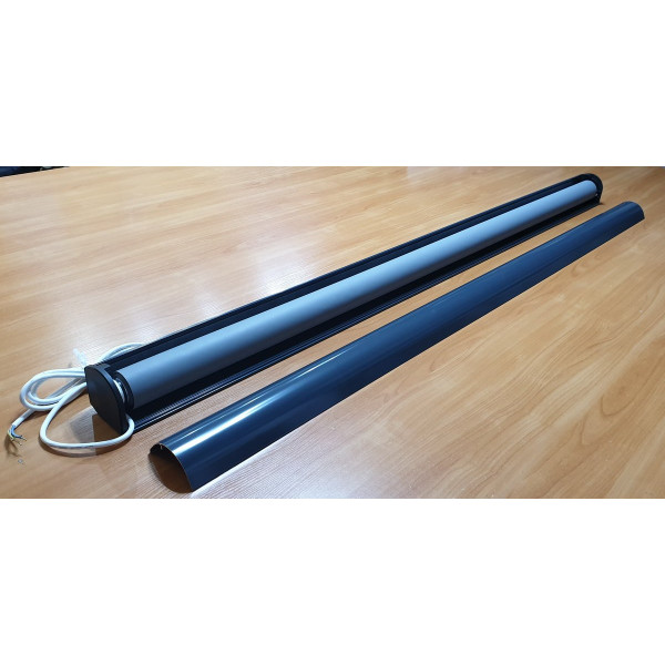 RM 45 Roleta wolnowisząca z napędem elektrycznym w rozm. 168x286 cm kol. B609 antracyt