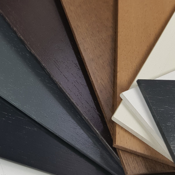 Żaluzja drewniana 70 mm w kolorze mahoń rozm. 170x250 cm