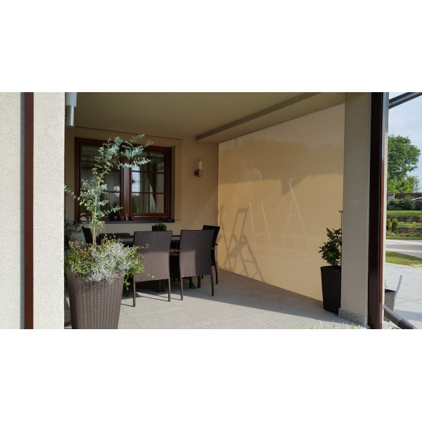 Roleta zewnętrzna SK45 typu Screen w rozm. 380x300 cm