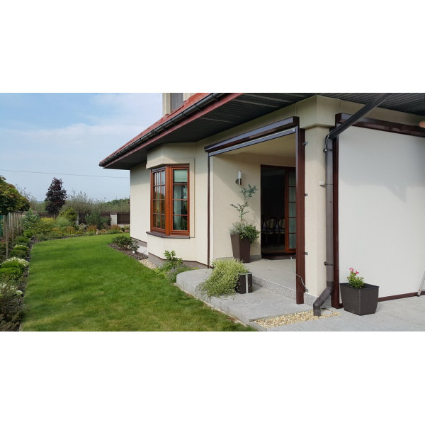 Roleta zewnętrzna SK45 typu Screen w rozm. 380x300 cm