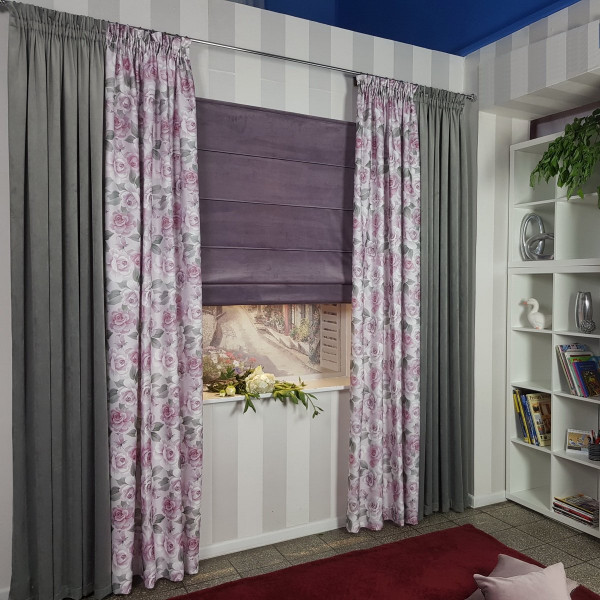 Zasłona dekoracyjna do sypialni G/166/2019 w rozm. 140x250 cm