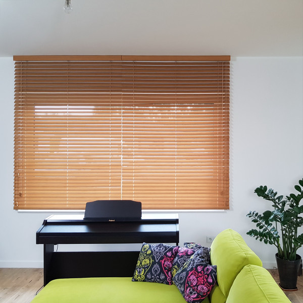 Żaluzja bambusowa do salonu, 50 mm w rozm. 140 x 200 cm
