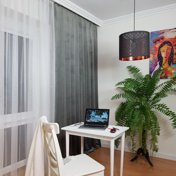 Zasłony welurowe szare szer. 140x270 cm MAG 328