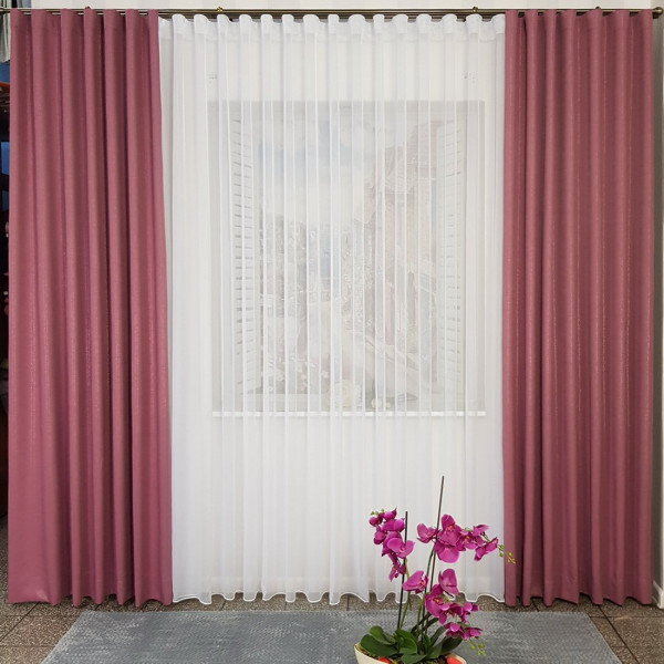 Zasłony na taśmie fala rozm. 247x150 cm komplet G/192/2019