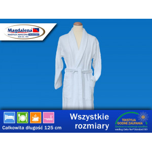 Szlafrok hotelowy biały LORA 2