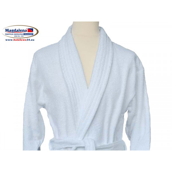 Szlafrok hotelowy biały LORA