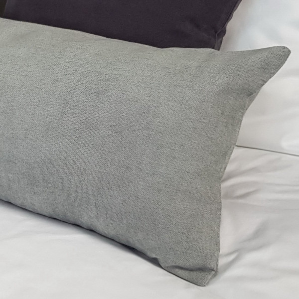 Dekoracyjna poszewka na poduszkę 30x60 cm jasno szara POS 322 za 30 szt.