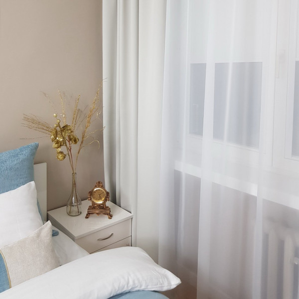 Firany gotowe z woalu rozm. 180x245 cm SKY001/1/FR za 10 szt.