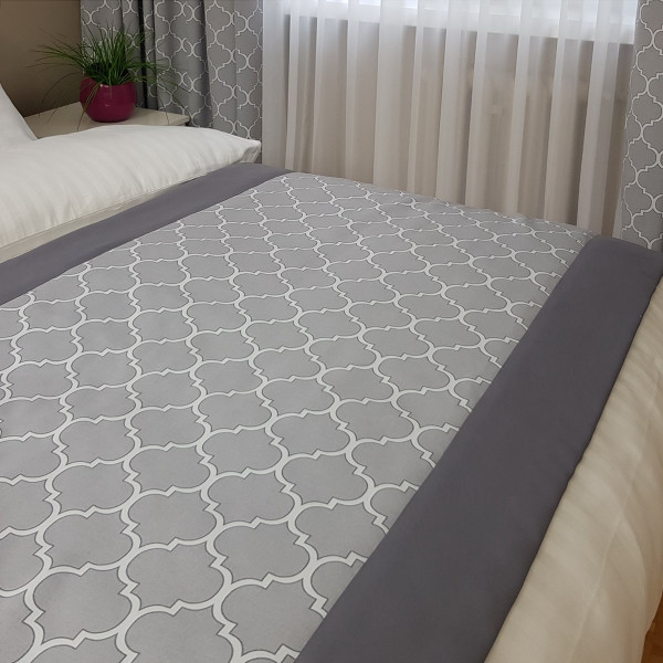 Narzuta na łóżko hotelowe rozm. 80x170 cm SKY102/1 za 10 szt.