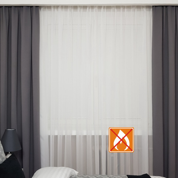 Firany gotowe niepalne w rozm. 180x245 cm SKY001/1/FR za 10 szt.