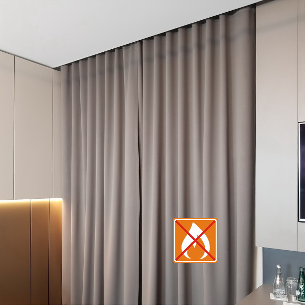 Zasłona hotelowa zaciemniająca z atestem 90x250 cm SKY101/2/FR