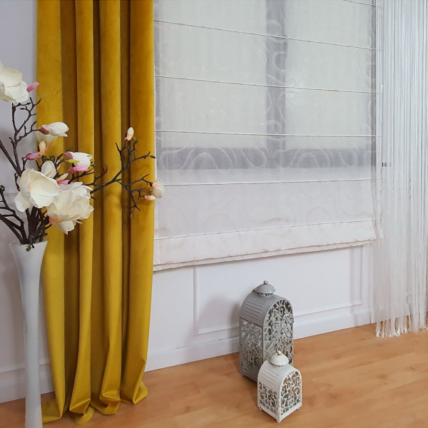 Roleta rzymska pozioma na wymiar 135x250 cm SUNFLOWER04