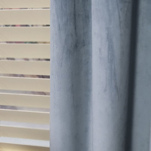 Zasłona welurowa niebieska w rozm. 140x240 cm MAG350 2