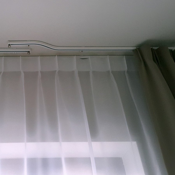 Szyna sufitowa aluminiowa gięta 90 stopni