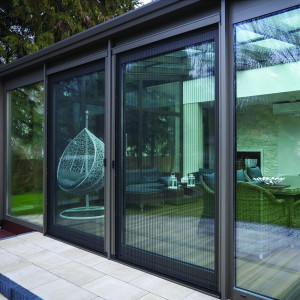 Moskitiera plisowana na wymiar 180x200 cm kolor antracyt 2