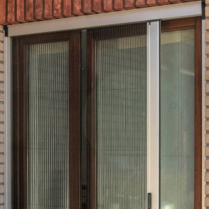 Moskitiera plisowana Anwis na wymiar 90x200 cm kolor anoda silver 2