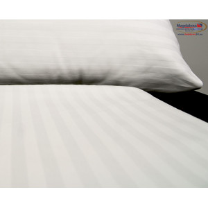 Poszewka Hotelowa Biała 50x60 - Pasek 1cm