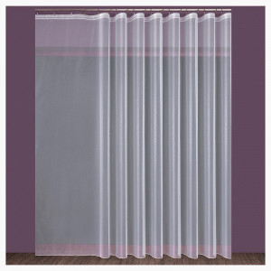 Nowoczesna firana z ołowiankąwysokość 330 cm 000430/OLO